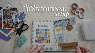 2025 junk journal setup 📓 beginner-friendly, junk journal supplies & journal with me!