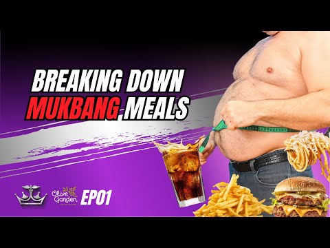 BREAKING DOWN MUKBANG MEALS Ep.1 - Olive Garden