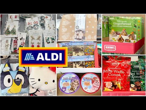 🎄 NEW ALDI Limted Time Christmas Decor~ Toys ~Gift Ideas~Holiday Foods & Snacks