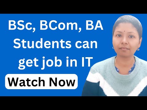 Can BSc, BA, BCom students get job in IT and MNC | @SushmitaMadhu