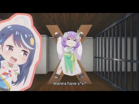 Awayuki Kokorone saying "wanna have ..." - VTuber Legend anime Funny Moment