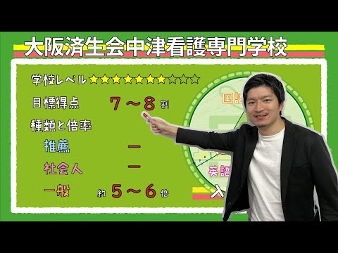 【再アップ】大阪済生会中津看護専門学校の傾向と対策【看護受験チャンネル】