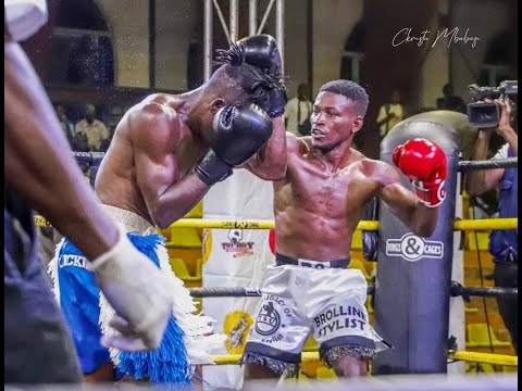 STYLIST BROLINE BRUCE KIMBUGWE Unanimously Defeat Richard Kasuja On UBF Boxing Champions League Debu