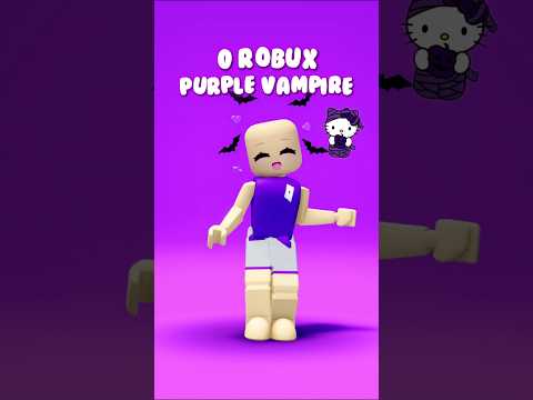 0 ROBUX PURPLE VAMPIRE OUTFIT💜 #roblox #lanah #lanahyt