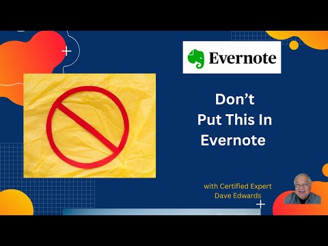 Don't Keep This in Evernote