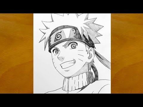 How to Draw Naruto Uzumaki Step by Step || Easy Anime Sketch Tutorial || Pencil Art Showcase