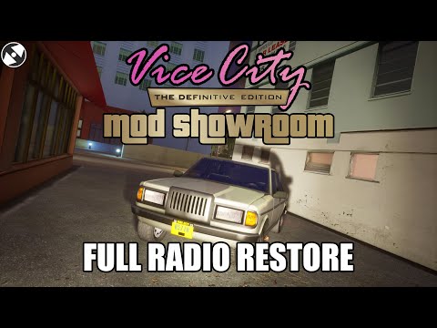 Vice City Definitive Edition Mod Showroom #1 - Full Radio Restoration