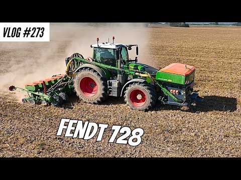 Vlog #273 Fendt 728 + Amazone Precea. My rapeseed is going into the ground