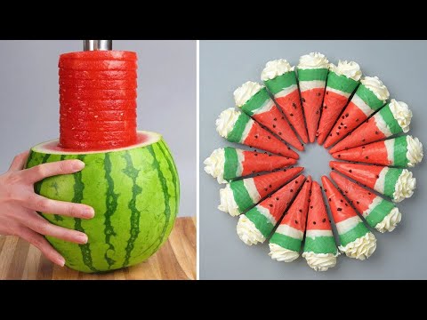 Creative WATERMELON Dessert Recipes For Summer | So Tasty Cake Decorating Hacks | Yummy Cake