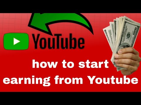 how to start earning from youtube