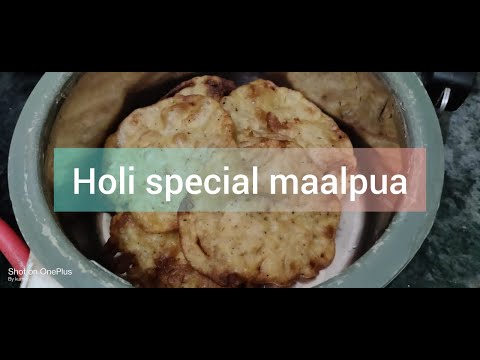 Holi special maalpua ! 18 March 2022