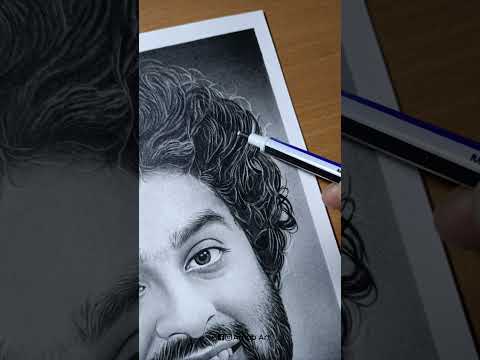 Drawing 'Arijit Singh' using Graphite & charcoal pencil #art #drawing #shorts #arijitsingh