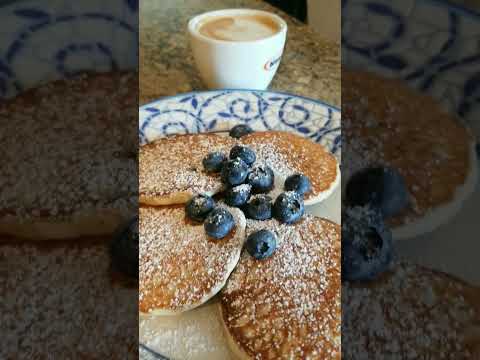 blueberry #pancakes and #coffee #shorts