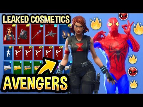 *NEW* All Leaked Fortnite Skins & Emotes..! *AVENGER SKINS* (Lavish, Black Widow..)