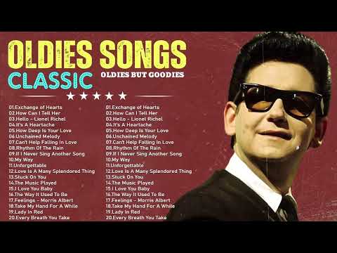 Classic Oldies Music Playlist 60s 70s 80s 💍 Roy Orbison, Air Supply, Lionel Richie, Bee Gees & Tom