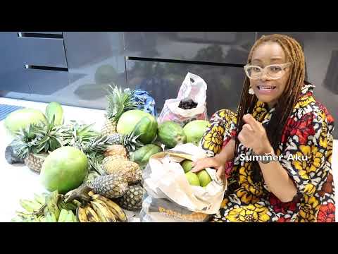 Check Out My Fruit Market Shopping Haul In Nigeria - Summer Aku Vlogs