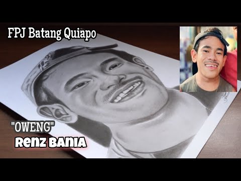 Drawing  "OWENG" Renz Bania from Batang Quiapo| PFJ Batang Quiapo| jesar art