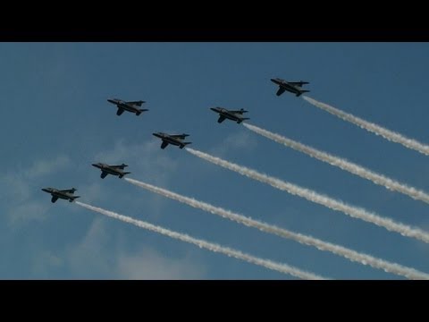 2013年9月7日　百里基地航空祭　事前公開　ブルーインパルス