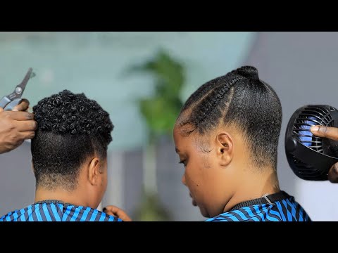 I Got The Quickest Curly Mohawk Style For Natural Hair Styling. Very Detailed Tutorial.