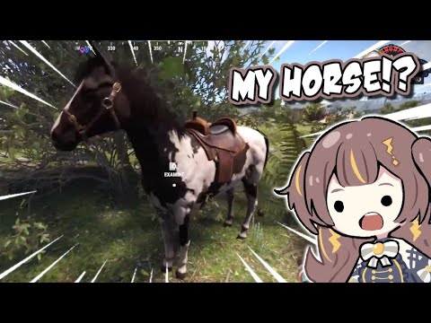 Anya thinks of a funny name for her horse in Rust. [Hololive ID]