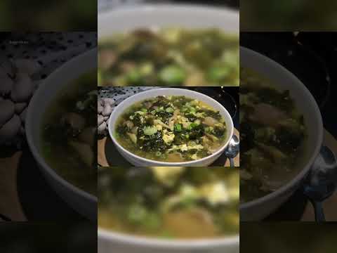 【电子压力锅食谱】海带蘑菇汤-Instant Pot Oyster Mushroom and Seaweed Soup｜Chinese Recipe