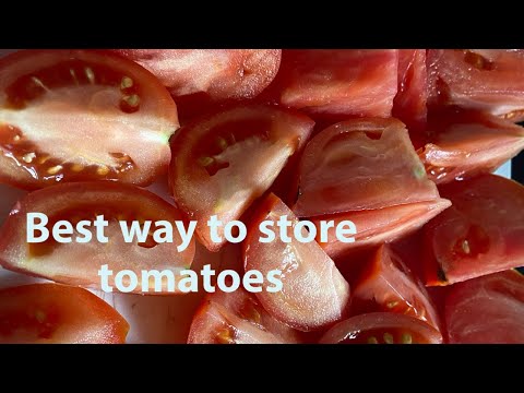 Best way to store tomatoes for months কোন পদ্ধতিতে টমেটু গুলো দীর্ঘ সময়ের জন্য সংরক্ষন করলাম