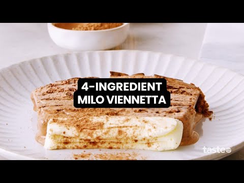 How to make an easy 4-ingredient 'Viennetta' with a Milo twist!