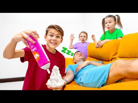 Bromas divertidas para niños pequeños 🍼👑  Vídeo para el desarrollo infantil | Vania Mania ESP