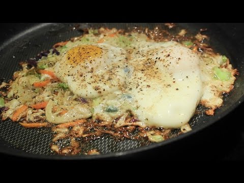 Cabbage Lovers Breakfast   Fried Cabbage & Eggs w/  Bacon ~ Low Carb