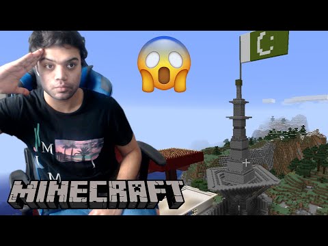 I Made Minar-e-Pakistan In Minecraft !!! 💚💚 Part 14