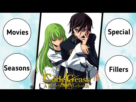 How To Watch Code Geass In Order