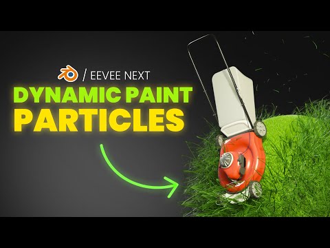 Mowing Realistic Grass in Blender with Particles and Dynamic Paint: Complete Tutorial