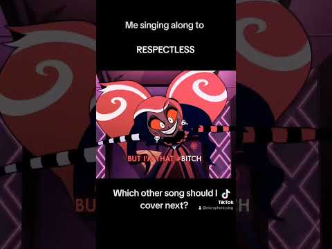 I tried to sing 'Respectless' from #hazbinhotel