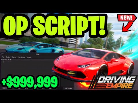 Driving Empire Script 2023 | Roblox Driving Empire Script | Auto Farm | Inf Money