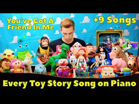 Every Toy Story Song on Piano: You've Got A Friend In Me, Woody's Roundup, When She Loved Me & More!