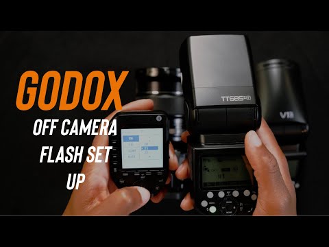 How to set up your Godox Speedlite with a Transmitter - Godox V1, 860, 685