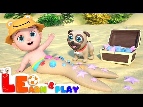 Beach Song | Play Outside at the Beach | Learn & Play with Leo