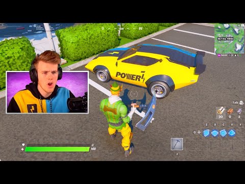 Surprising YOUTUBERS with their *OWN* Car in Fortnite!