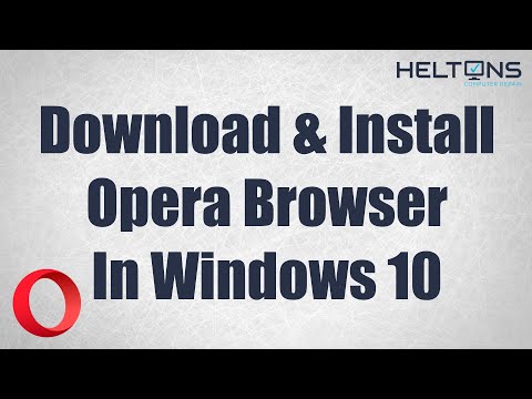 How to Download And Install Opera Browser in Windows 10