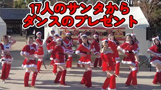 サンタクロースがいっぱい【タイフェアin上野】サンタダンスは19分〜  ベリーダンス クリスマスソング サンタからのプレゼント