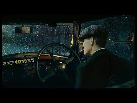 You fell asleep in Tommy Shelby's car on a rainy night (oldies music playing in the car, rain) ASMR