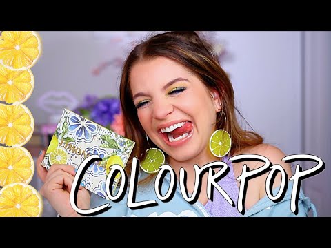 COLOURPOP LimonCello Collection Review With Swatches + Tutorial