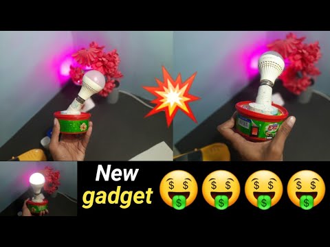 पुराने led bulb से यह क्या बना दिया 😱😱😱😱 || new idea || How to make a rechargeable led bulb