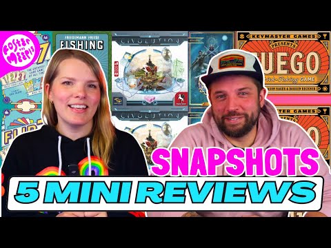 5 Mini Board Game Reviews | Board Game Snapshots