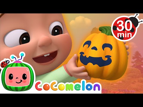 JJ's Little Halloween Pumpkin + MORE CoComelon JJ's Animal Time Kids Songs | Animal Songs for Babies