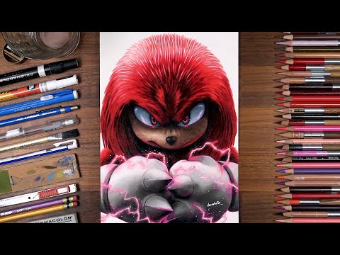 Drawing Knuckles the Echidna | drawholic