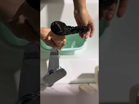 Barbie doll bath water and hair dryer sounds