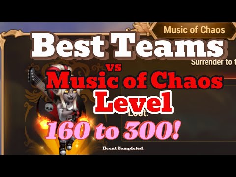 Hero Wars Music of Chaos Level  160 to 300! FULL Event List!