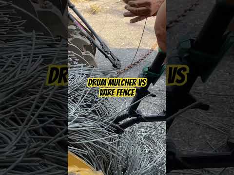 Fecon RK5015 Vs Wire Fence #mulcher