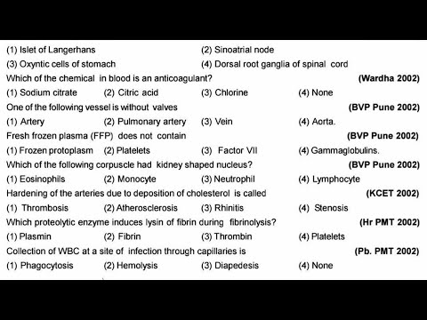 Circulatory System MCQ Class 11 || Last Minute Revision || Body Fluids and Circulation